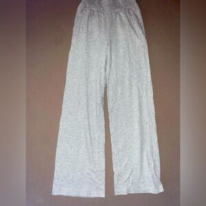 Cute Wide-leg Grey Sweatpants